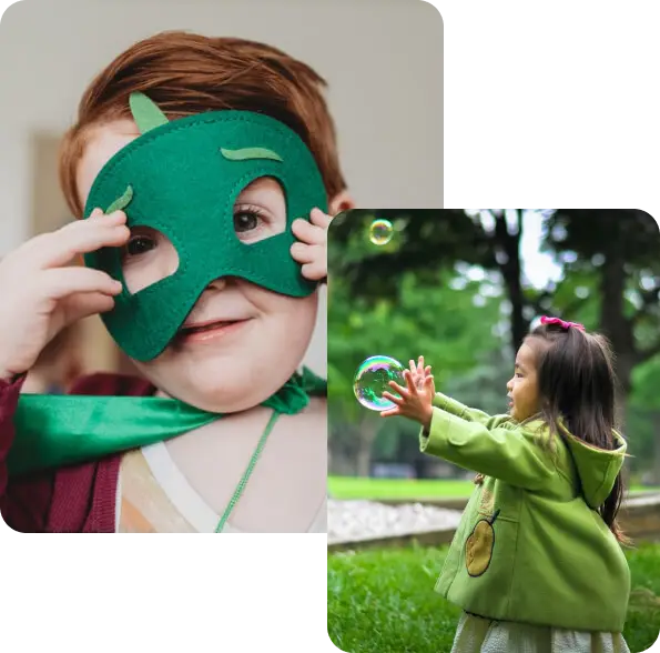 Home Day Care Hero Girls Bg